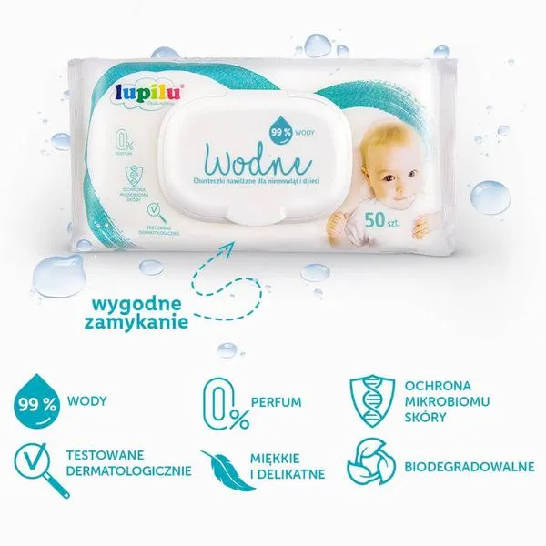 Chusteczki 99% wody