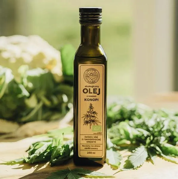 Olej konopny z kwiatów