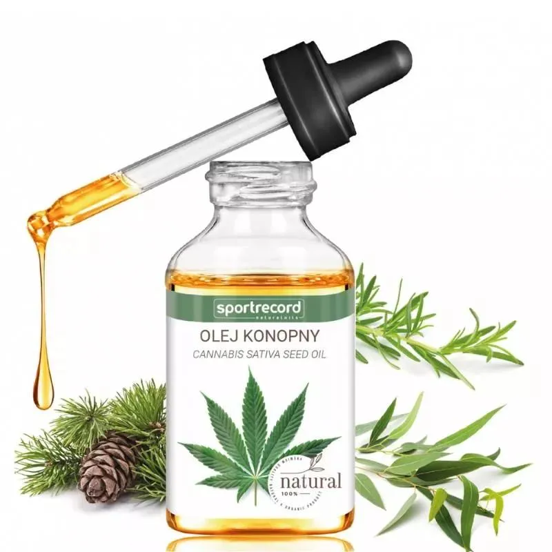 Wysokiej jakości olej konopny